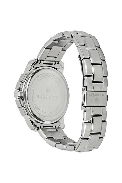 Maserati R 8873621006   - Italian Design 5 Atm Waterproof Steel Chronograph with Night and Day Calendar Screw