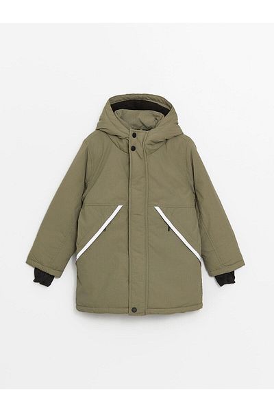 LC Waikiki Lcw Kids Hooded Reflective Detailed Boy's Coat