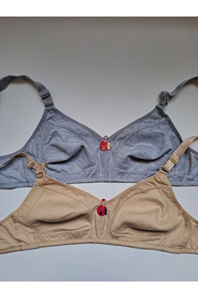 NARIYA Sutien pentru femei Bumbac Dimensiune mare 2 bucăți 2 bucăți D Cup Bum...