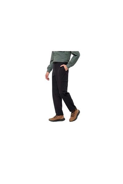 Jack Wolfskin بنطلون واندرموود 1508401-6000 بنطال رياضي أسود للرجال