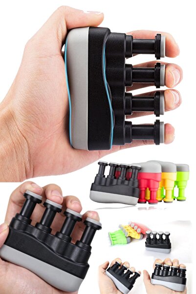 Genel Markalar Premium Profesyonel Parmak Egzersiz Aleti Gitar Bas Piyano El Güçlendirme Taşınabilir Aparat