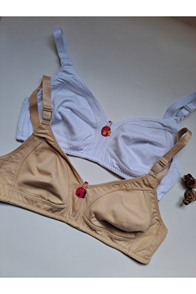 NARIYA Sutien pentru femei Bumbac Dimensiune mare 2 bucăți 2 bucăți cupa D di...