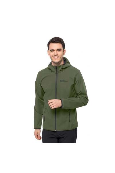 Jack Wolfskin Jack Wolfskin Bornberg Hoody 1307471-4161 Men's Green Coats&Jac...