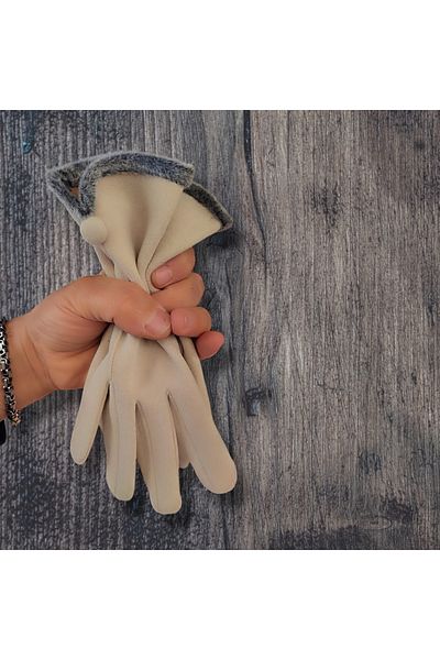 Algitsin O L A Women's Cashmere+Furry+Touch Medium Thick Standard Size Gloves