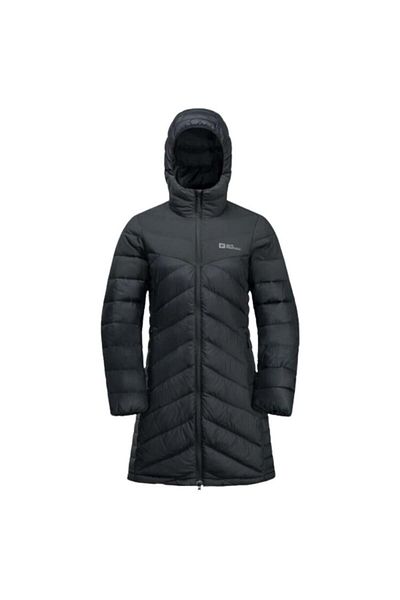 Jack Wolfskin Tundra down Coat 1207751-6000 Women's Black Coat&Jacket