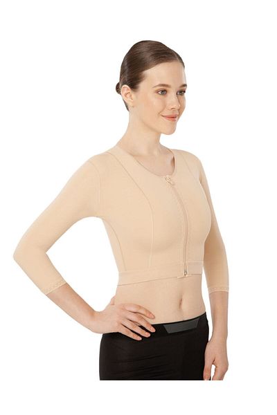 Variteks Liposuction Corset 230 - Zippered Chest and Arm Design