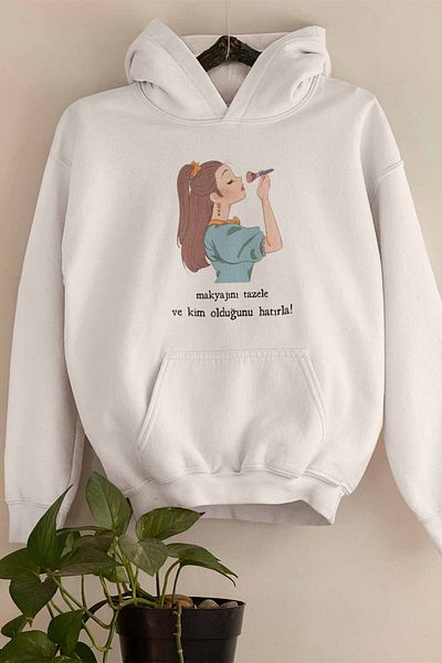 qoeuyl boutique Unisex Who Are You Printed με 3 τσέπες με κουκούλα βαμβακερό φούτερ με κουκούλα