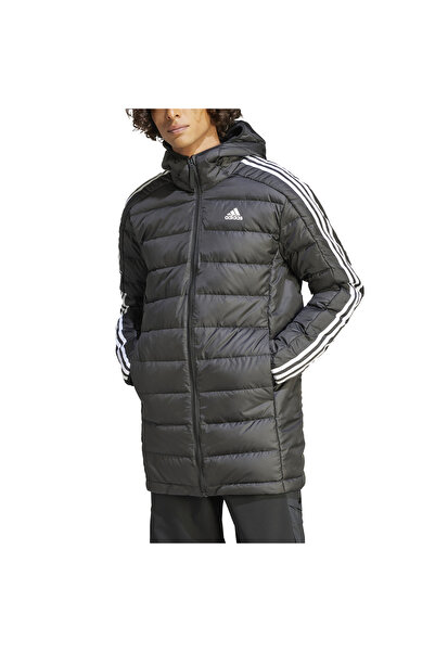 adidas ESS 3S L D H PA Palton negru pentru bărbați HZ8522