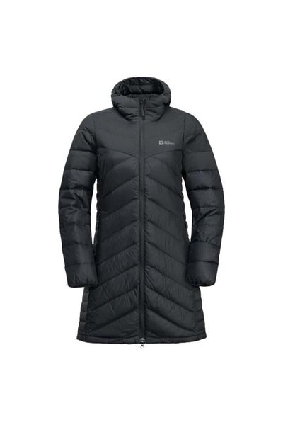 Jack Wolfskin Tundra down Coat 1207751-6000 Women's Black Coat&Jacket