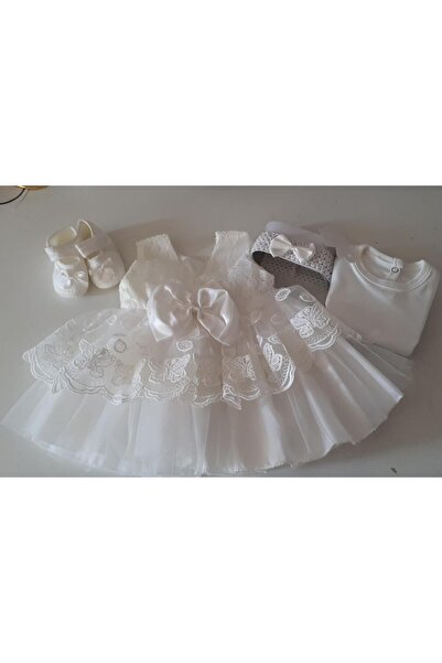biyan collection Kız Bebek Mevlüt Takımı Gelinlik Abiye Elbise Bebek Doğum Baby Shower Hediyesi