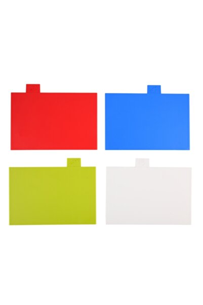 Parfait 4-Piece Rectangular Kitchen Cutting Board with Stand