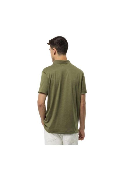 Jack Wolfskin Travel Polo M 1809721tr-4511 Ανδρικό Χακί T-Shirt