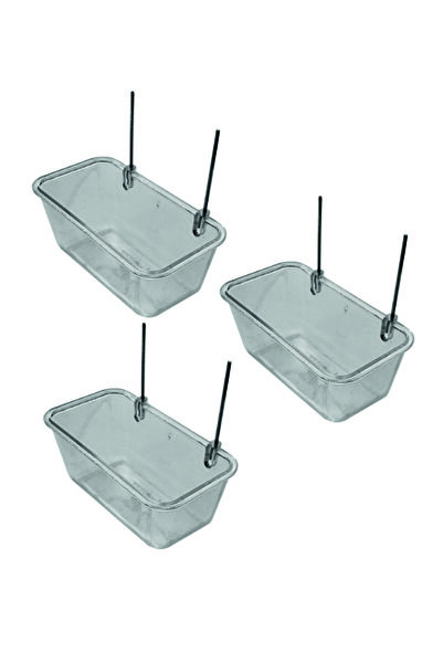 TİSERT Tisert Small Wire Transparent Food Holder 10cm X 4cm 3Pcs