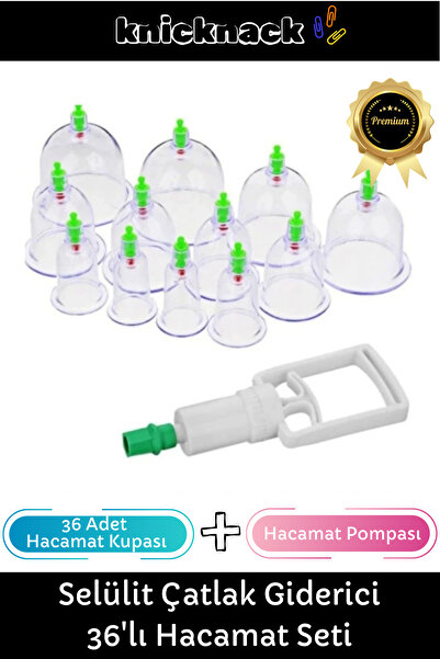 Genel Markalar Premium Seri Selülit Çatlak Giderici Vakumlu Masaj Aleti Kupa ...