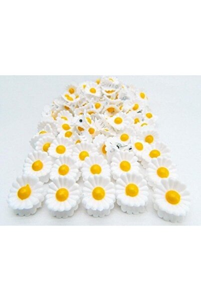 AYMETA 12 Adet Minik Papatya Mandal Toka