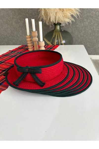 ERSU AHAT HOME DESİGN Iuta, răchită, Runner, Serviciu american, Supa, Față de masă, Husă pentru masă de cafea, Decor, Respirație Prezentare de Crăciun