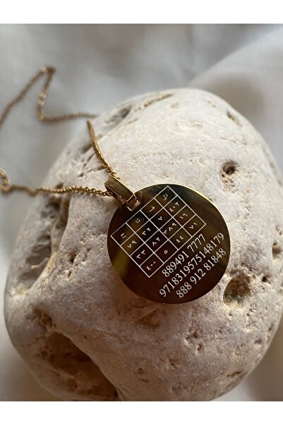 Begonun Dükkanı El-Fettah Vefki Sayı Sekanslı Kolye