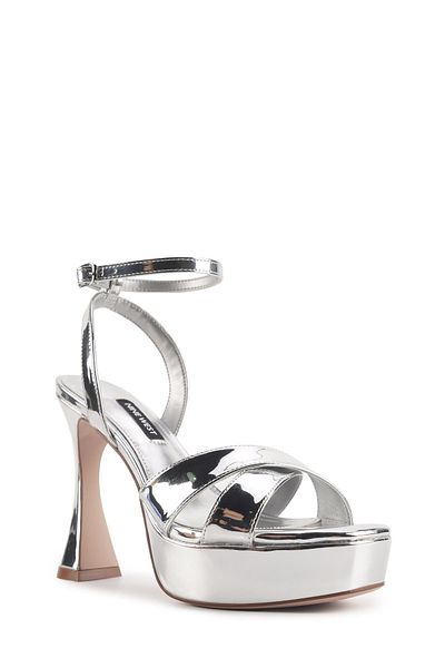 Nine West VENEZA 4PR Silver Women's Heeled Sandals