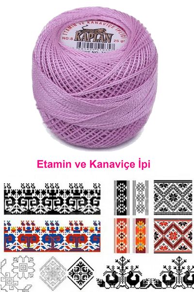 Mu Art Tiger Etamine and Cross Stitch Thread 8 Code/Colour: 717 - Royaleks