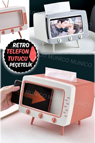 Genel Markalar Peçete Kutusu ve Telefon Standı Eviniz İçin Dekoratif ve Fonks...