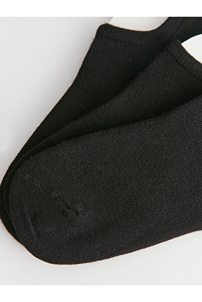 LC Waikiki Lcw Women's Plain Booties Socks 3 Pack