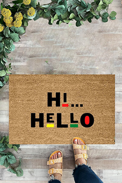 KARMAT Χαλάκι πόρτας με γράμματα, Χαλάκι καλωσορίσματος, Χαλάκι πόρτας εσωτερ...