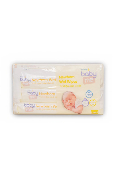 Baby&Me Yenidoğan Islak Mendil 3x40 (120) Adet