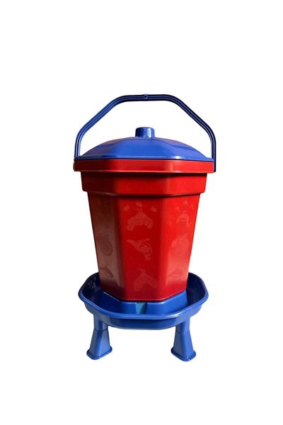 Cosar Foot Chicken Drinker 5 Pieces 18 Lt Chicken Drinker with Shamander