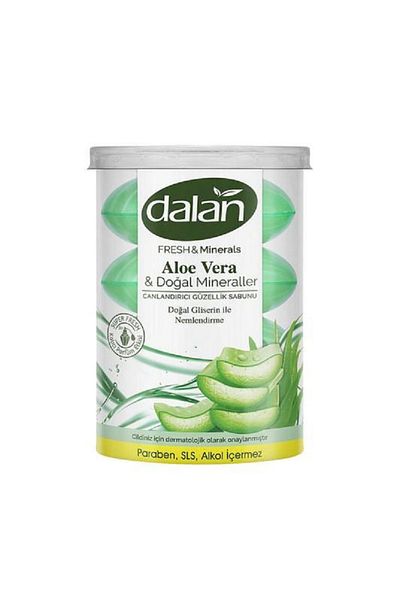 Dalan Fresh Minerals Aloe Vera 4 Pack Soap Solid Hand Soap