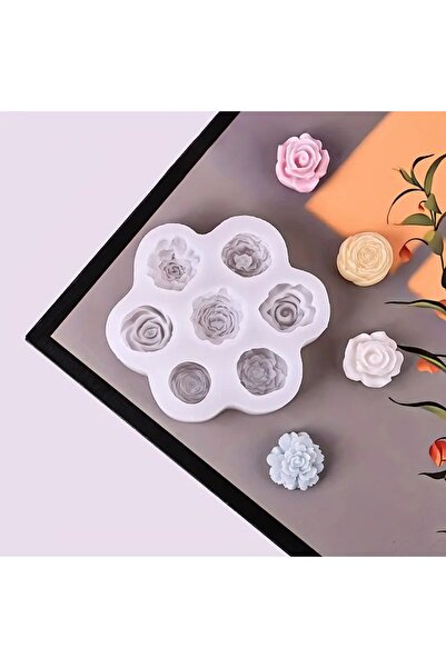 HogART Design Çoklu Şakayık Mum Silikon Kalıbı Mini Boy