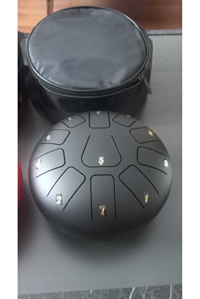 miniarpturkiye 10 inç 11 notalı pro Handpan tongue (tokmak,pena,taşıma çantası birçok aksesuar hediyelidir)