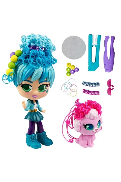 Silverlit مجموعة Curli Girls للأطفال والحيوانات مكونة من قطعتين - Adeli وFiji