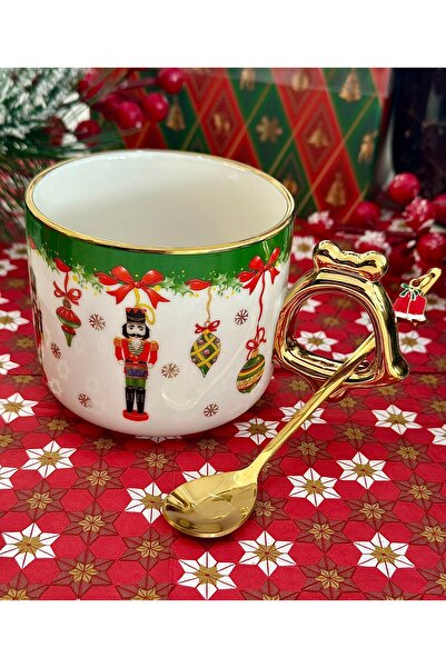 Tohana Happy New Year, New Year's Themed Special Boxed Mug & Spoon Gift