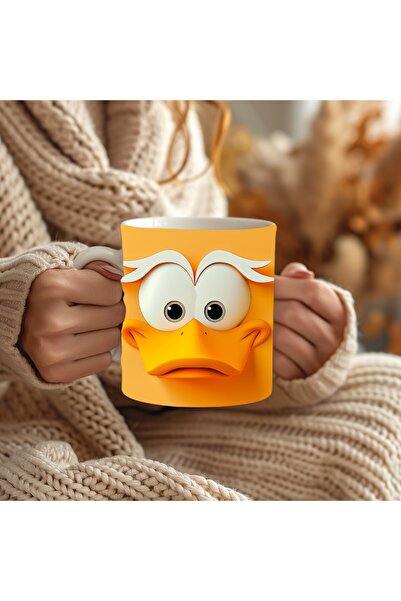Evion Duck Themed 3D Design Ceramic Mug - Gift Mug