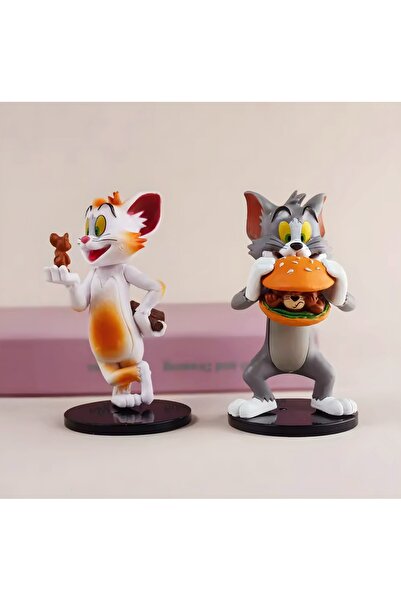 Dek Toy Store Tom ve Jerry 11 cm Mizahi Figür - Burger Sahnesi Özel Koleksiyon