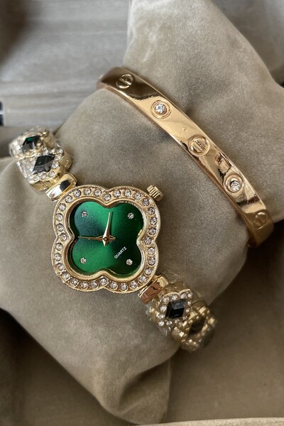 Leerybee Özel Saat Kutulu Zirkon Taşlı Şık Kadın Kol Saati Sevgiliye Anneye K...