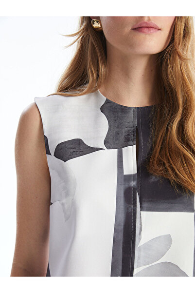 LC Waikiki LCW Patterned Crew Neck Women's Dress