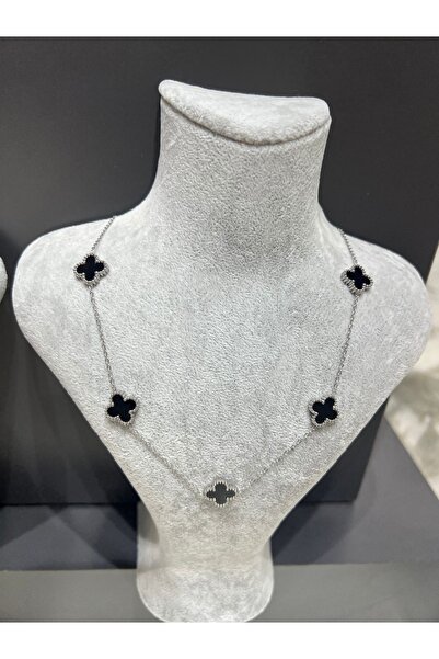 STEEL قلادة بلون واحد مكونة من 5 قطع