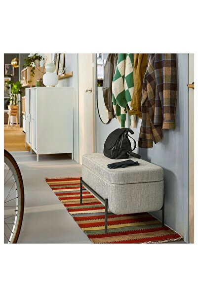 IKEA depolama alanlı bank, viarp Bej-kahverengi, 103 cm