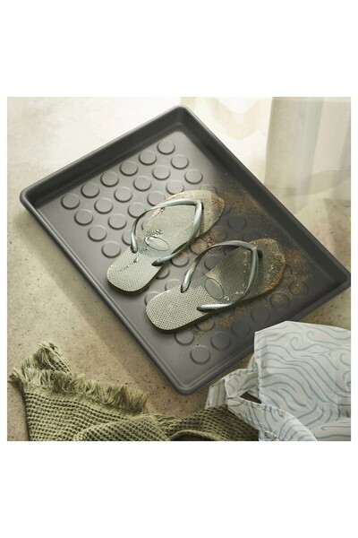 IKEA Πλαστικός δίσκος παπουτσιών για ντουλάπα 46Χ35 εκ. Σχάρα παπουτσιών Σκού...