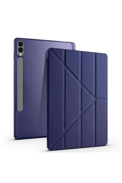 Redclick Galaxy Tab S10 Plus Case Tri Folding Pen Compartment Stand Case