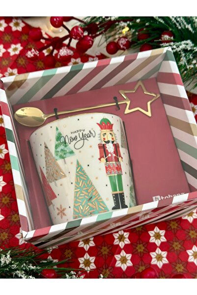 Tohana Happy New Year, New Year's Themed Special Boxed Mug & Spoon Gift