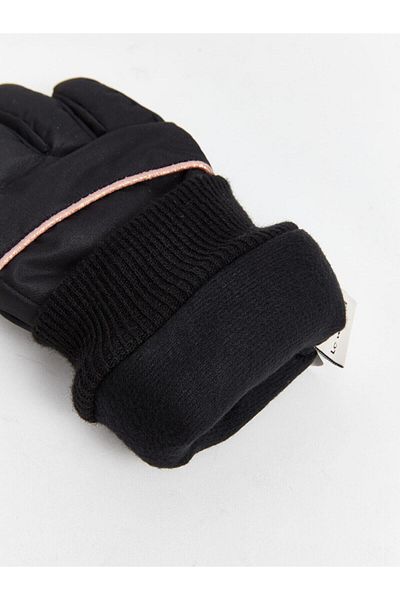 LC Waikiki Accessoires Schloss Detaillierte Klettverschluss Mädchen Schneehandschuhe