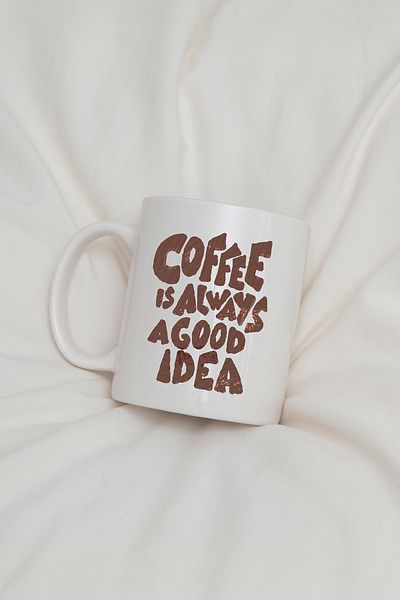 feinas Brown Porcelain Mug