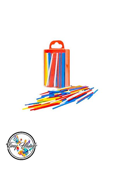 tiny hands Number Stick 1 Pack Plastic Number Counting Sticks 1St Colorful Number Sticks for Classrooms
