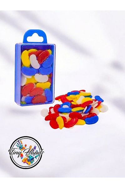 tiny hands Plastic Counting Set 1 Pack - 1St Counting Stick and Beans for Classroom Students