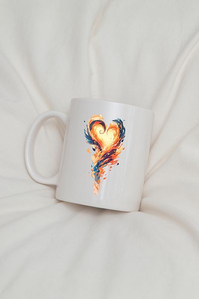 feinas كوب بورسلين من Love Love