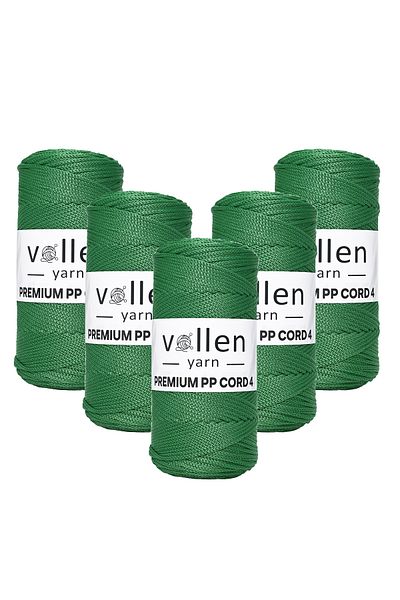 vollen yarn 1000 gr Ață de macrame din poliester, 2 mm Set de 5, Ață de macrame, Ață Supla, Ață de pungă, 1150 de metri
