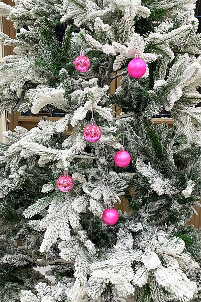 Yusuf Dirik YD Party Supplies Christmas Tree Ball 3 Pieces Shiny 3 Pieces Matte Total 6 Pieces 4 cm Size