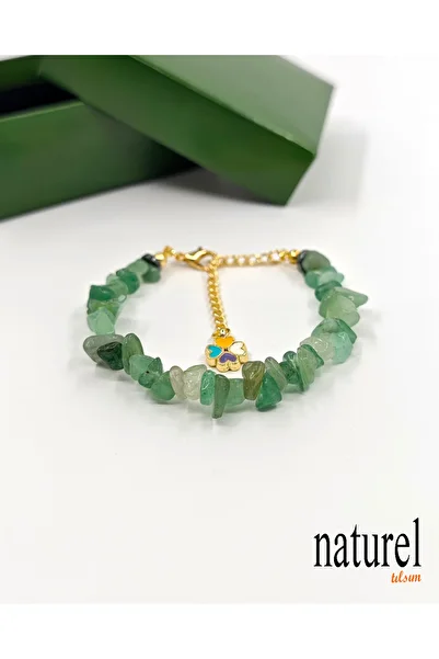 Naturel Tılsım سوار نسائي من الحجر الطبيعي المكسور من افينتورين